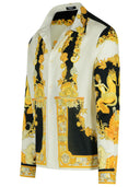 Versace 'Coral Atre' Ivory Cotton Shirt