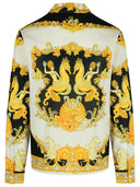 Versace 'Coral Atre' Ivory Cotton Shirt