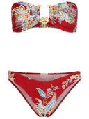 Zimmermann 'Rihannon' Red Poliammide Blend Bikini