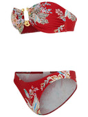 Zimmermann 'Rihannon' Red Poliammide Blend Bikini