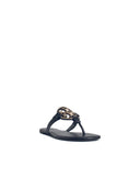 Tory Burch 'Miller' Sandals With 'Pavé' In Black Lear