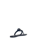 Tory Burch 'Miller' Sandals With 'Pavé' In Black Lear