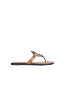 Sandali di Tory Burch "Miller" con "Pavé" in Brown Lear