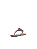 Sandali di Tory Burch "Miller" con "Pavé" in Brown Lear