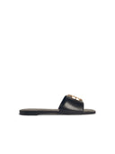 Pantofole Lear nere "Eleanor" di Tory Burch