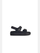 Tory Burch 'Kira' Black Lear Sandals