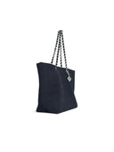 Tory Burch 'Shopping Ella' Black Fabric Bag
