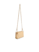 Tory Burch 'Fleming' Mini Crossbody Bag In Cream Lear