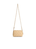 Tory Burch 'Fleming' Mini Crossbody Bag In Cream Lear