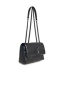 Tory Burch Small „Kira” Black Lear Bag