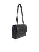 Tory Burch Medium 'Kira' Black Lear Bag