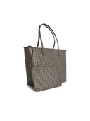 Tory Burch 'Ever Ready' Large Shopping Bag In Grey Fabric