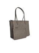 Tory Burch `` Ever Ready 'Small Grey Fabric Shoping Sac