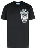 Philipp Plein Black Cotton T -shirt