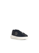 Philipp Plein 'Lo Top' Black Lear Sneakers