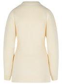 Lanvin Ivory Wool Cardigan