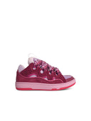 Lanvin 'Curb' Lilac Lear Blend Sneakers