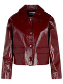Self Portrait Burgundy Lear Jacket