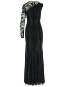 Self Portrait `` Robe en polyester noire '