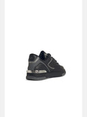 Versace „Greca” Black Lear Blend Sneakers