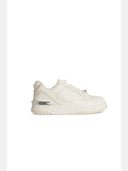 Versace 'Greca' White Lear Blend Sneakers
