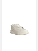 Versace 'Greca' White Lear Blend Sneakers