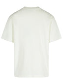 Burberry White Cotton Blend T Shirt