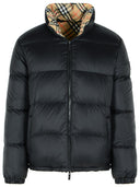 Burberry Reversible Beige Polyester 'Snowdon' Down Jacket