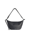 Jil Sander 'Knot' Black Lear Bag