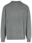 Sweter mieszanki wełny Jil Sander Grey Virgin Wool