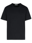 Jil Sander zwart katoenen t -shirt
