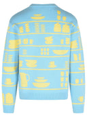Jw Anderson Light Blue Wool Sweater