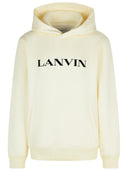 Sudadera de algodón de lanvin marfil
