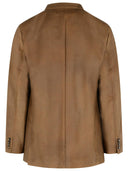 Maison Margiela Blazer En Mohair Et Laine Marron