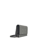 Maison Margiela 'Four Stitches' lommebok med kjede i Pebble Grey Lear