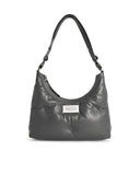 Maison Margiela 'Hobo Glam Slam' Bolsa pequeña en Pebble Grey Lear