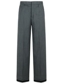 Maison Margiela grijze wolmix broek