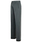 Maison Margiela grijze wolmix broek