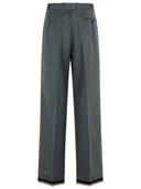 Maison Margiela grijze wolmix broek