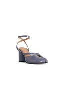 Maison Margiela 'Tabi' Purple Lear Sandals