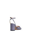 Maison Margiela 'Tabi' Purple Lear Sandals