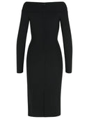 Stella Mc Cartney Black Viscose Blend Dress