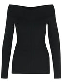 Stella Mc Cartney Black Viscose Blend Top