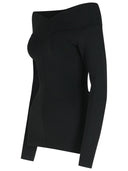 Stella Mc Cartney Black Viscose Blend Top