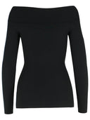 Stella Mc Cartney Black Viscose Blend Top