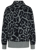 Stella Mc Cartney Grey Alpaca Blend Turtleneck Sweater
