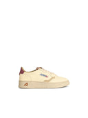 Autry 'medaillewinnaar Low' Marshmallow en 'Bourgondy' Lear Sneakers
