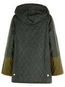 Barbour 'Imelda' Parka en coton ciré vert foncé
