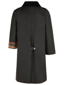 Barbour 'Evette' Dark Brown Waxed Cotton Parka