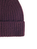 Closed Burgundy Alpaca Blend Beanie